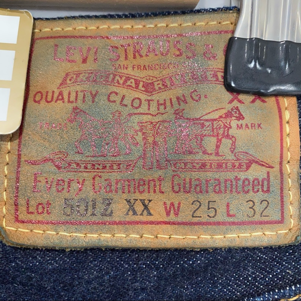 NEW Levi’s 501Z XX Big E Selvedge Jeans 25 X 32 - Picture 15 of 16